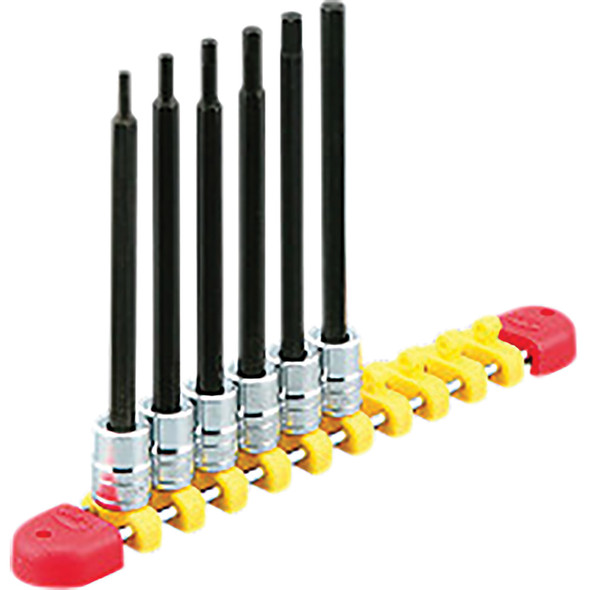 1/4"sq. Long Hex bit Socket Set (6pcs.) TBT2L06BH