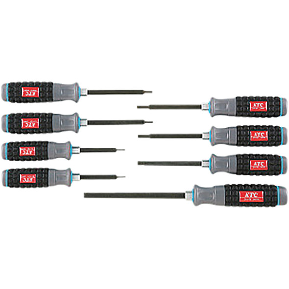Hard Plastic Grip Screwdriver Set for Hexes (8 pcs) TD1H8
