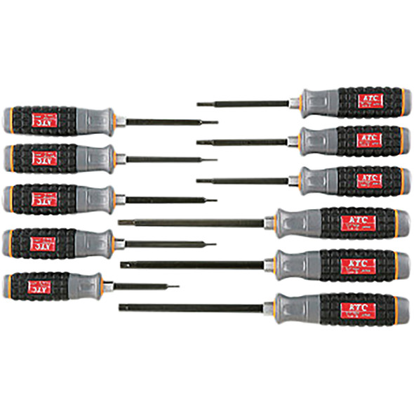 Hard Plastic Grip Screwdriver Set for Tamper Resistant Fasteners (11 pcs) TD1TH11