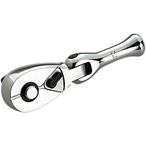 3/8"sq. COMPACT RATCHET HANDLE (FLEXIBLE) 80mm Long BRC3FS