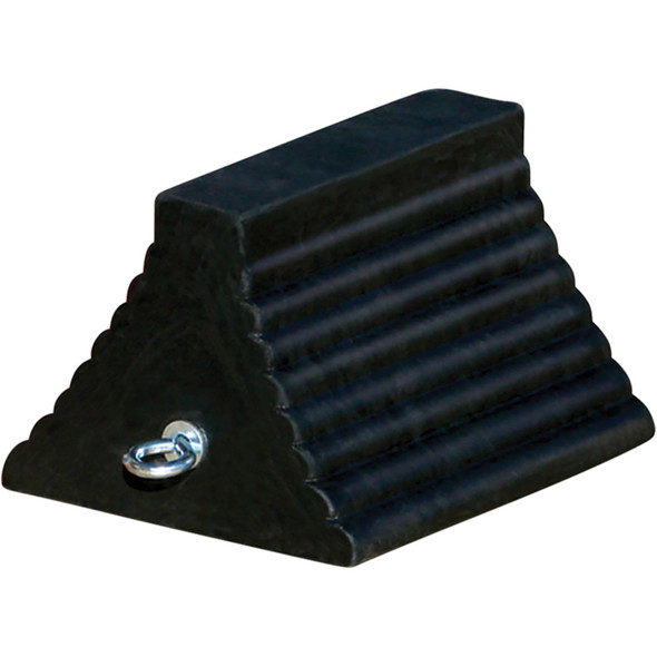WHEEL CHOCK 8.5 LB BLACK RUBBER GENERAL PURPOSE RC815