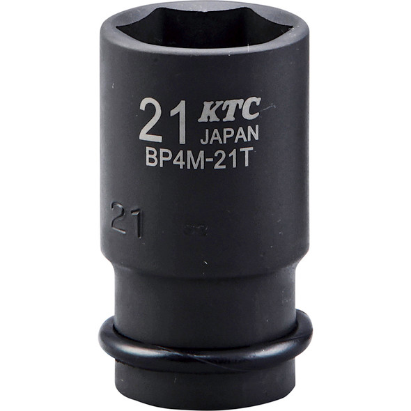 1/2"sq. Impact Socket (Semi Deep) With Pin&Ring 19mm BP4M-19TP