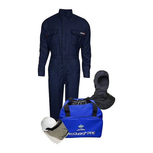 National Safety Apparel TECGEN FR 8 cal Coverall Kit,XL KIT2TC8TPVBXLNG