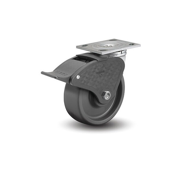 Albion Plate Caster,Swivel,Polyurethane,5 5/8"H 16SE04228ST