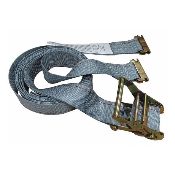Manufacturer Varies Tie Down Strap,E-Track,Gray 55ET59