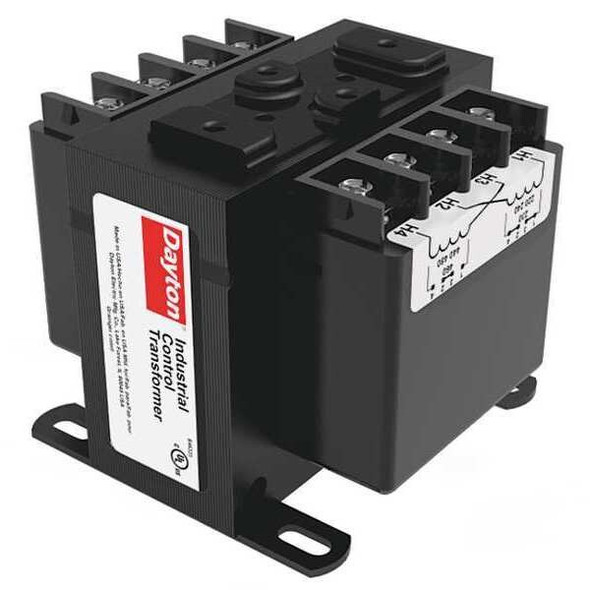 Dayton Control Transformer, 100 VA, 12/24V AC, 120V AC 31EJ08