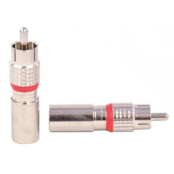 Dolphin Components Cable Coupler,RCA/Male,RG59 Coax,PK10 DC-CRCAM59