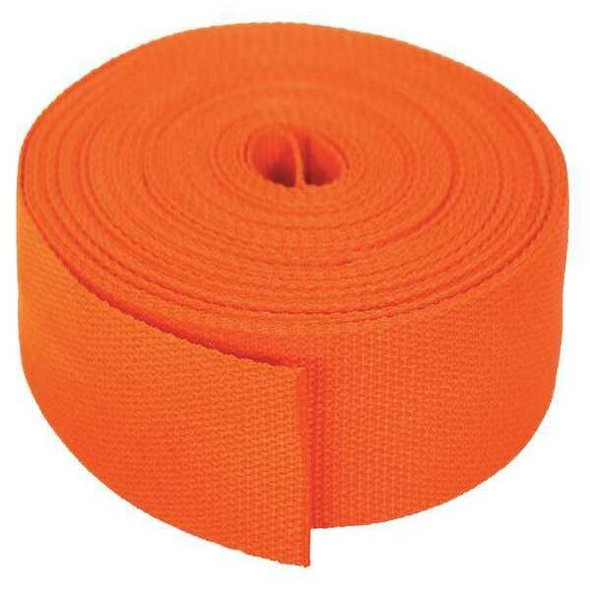 Bulk-Strap Webbing,Polypropylene,1 1/2" W,Orange P15051OR Bulk-Strap Webbing,Polypropylene,1 1/2" W,Orange P15051OR