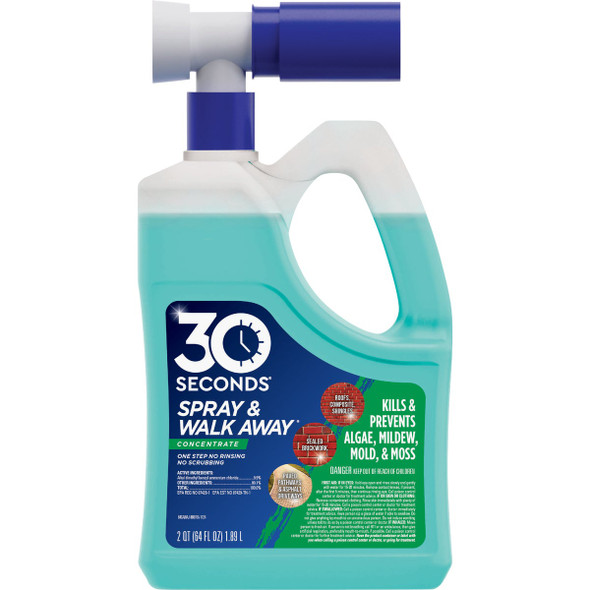 30 Seconds Spray and Walk Away Concentrate with Hose End, 64 Oz. 64SAWAJ