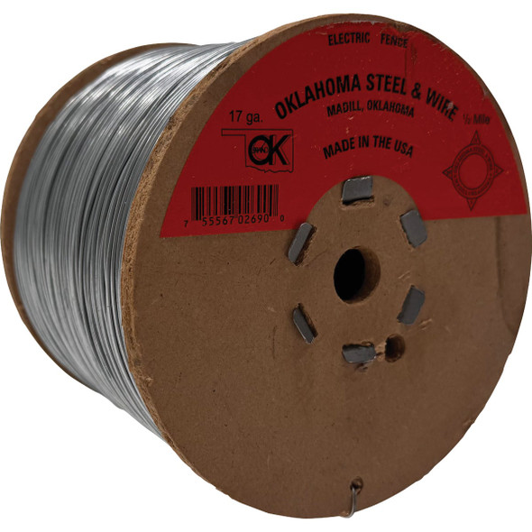 Oklahoma Steel 2640 Ft. 17 Ga. Electric Fence Wire KY230-007-1007
