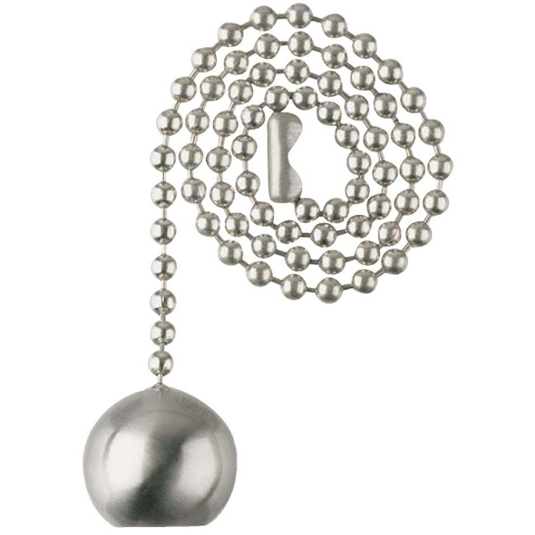 Westinghouse 12 In. Brushed Nickel Ball Pull Chain 77217