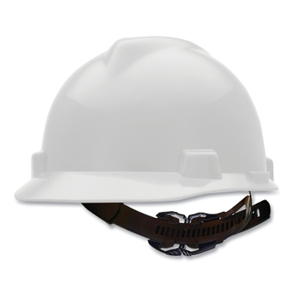 V-Gard® Slotted Hard Hat Cap, 1-Touch® Suspension, White V-Gard® Slotted Hard Hat Cap, 1-Touch® Suspension, White