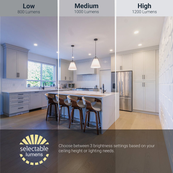 Halo 6 In. Selectable CCT Integrated LED Downlight