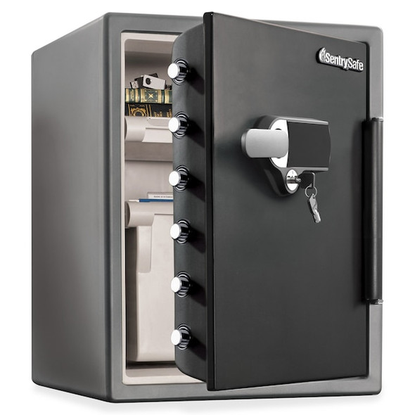 Sentry Safe 2.05 cu ft Fire Rated Security Safe, 124.8 lbs, 1 hr. Fire Rating, Black/Gray SFW205UPC