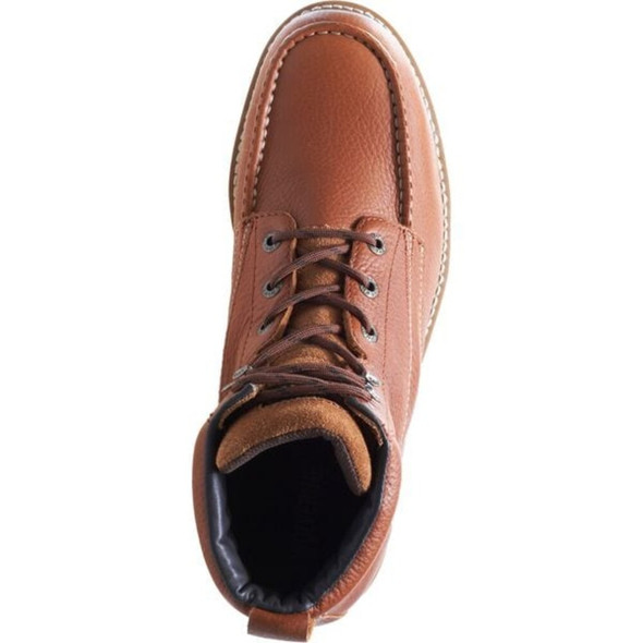 Wolverine Men's 6-Inch Work Boot, 12 XW, Steel Toe, 6 in H, Brown, 8289 W08289