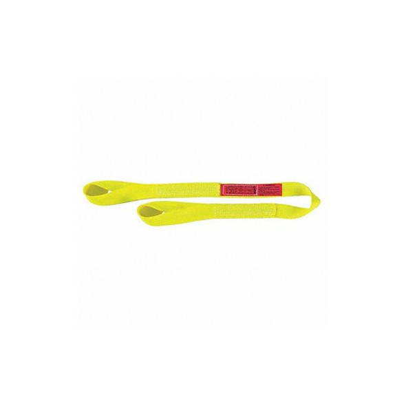 Lift-All Web Sling, Type 4, 2 ft L, 2 in W, Nylon, Yellow EE1602NTX2