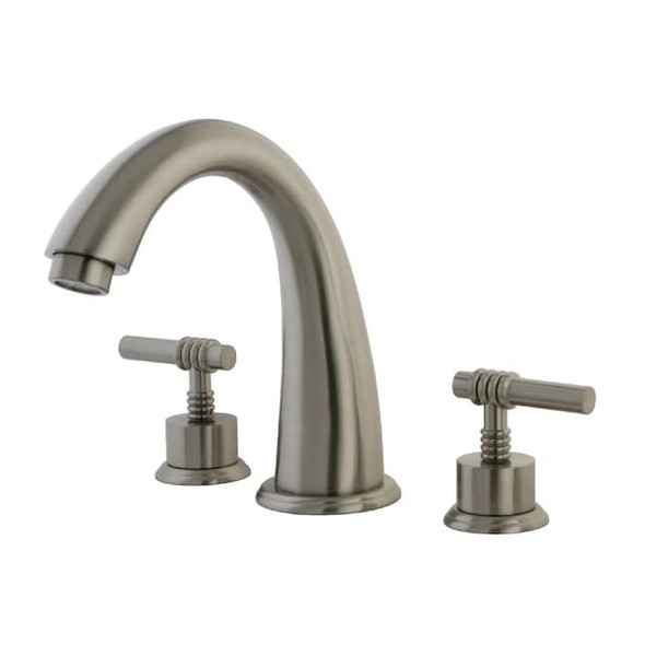 Kingston Brass Roman Tub Faucet, Brushed Nickel, Deck Mount KS2368ML