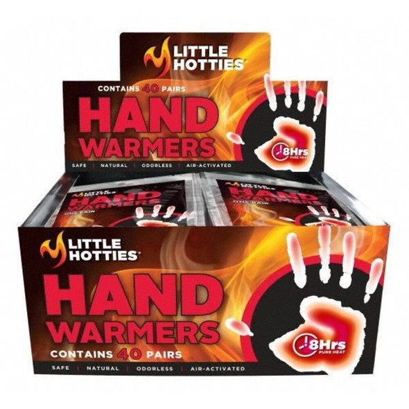 Hand Warmers, Disposable, Air Activated, Up to 8 Hours, 40PK  07221