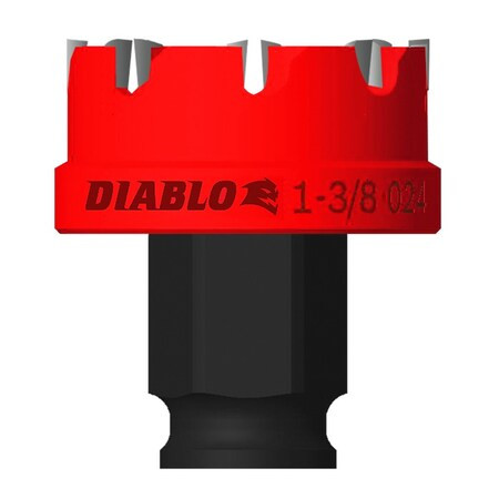 Diablo Hole Cutter,Teeth:8,Carbide Tipped DHS1375CF