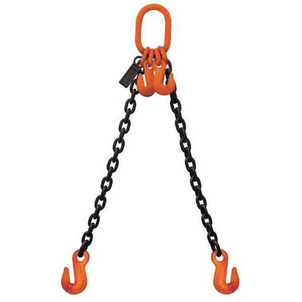 Stren-Flex Chain Sling,3/8in Size,15,200lb Load Lmt SF1212G10DOGA