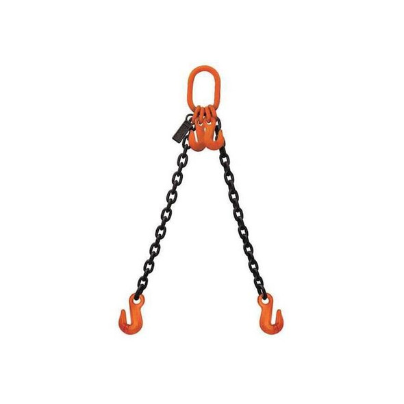 Stren-Flex Chain Sling,3/8in Size,15,200lb Load Lmt SF1212G10DOGA