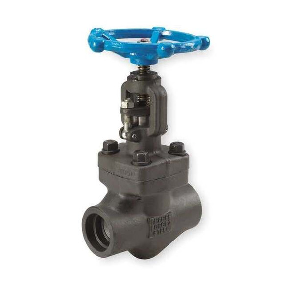 Sharpe Valves Globe Valve,1-1/2",Steel,Socket,1975 psi 4371006250