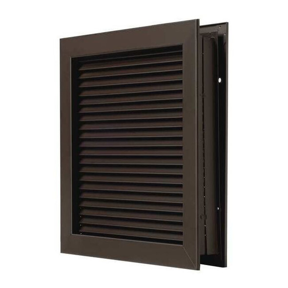 National Guard Door Louver,10 1/4 in H,10 1/4 in W L-700-RXDKB-12x12
