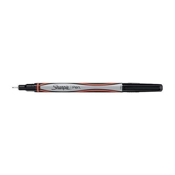 Sharpie Stick Permanent Pen, Fine 0.5 mm, Red PK12 1742665