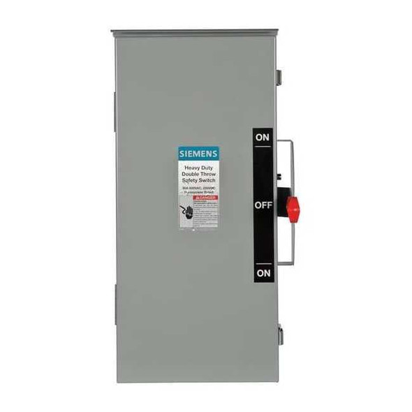 Siemens Nonfusible, Safety Switch, Heavy Duty, 600 V, 3PDT DTNF362R
