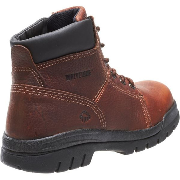 Wolverine Men's 6-Inch Work Boot, 9 XW, Steel Toe, 6 in H, Walnut, W04713 W04713
