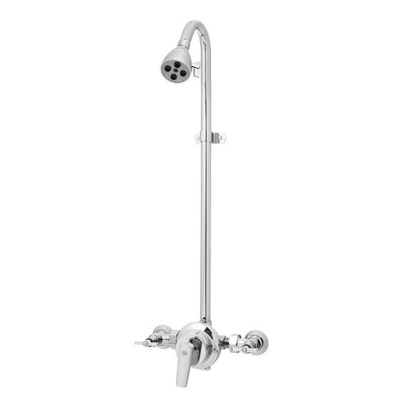 Speakman Exposed Shower, Manual, 2, Polished Chrome S-1495-3-AF