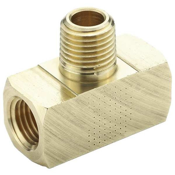 Extruded Branch Tee Brass Male Branch Tee, 1/4 in Female NPT X 1/4 in Female NPT