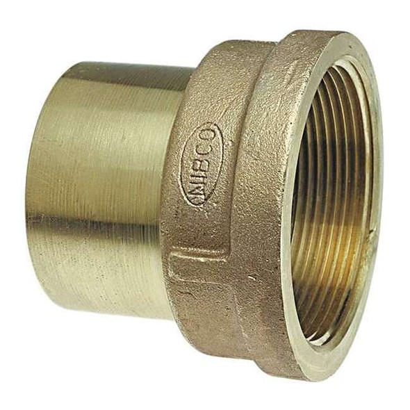 Nibco 1/2" C x FNPT Lead Free Cast DZR Brass Adapter 7032RLF-1214
