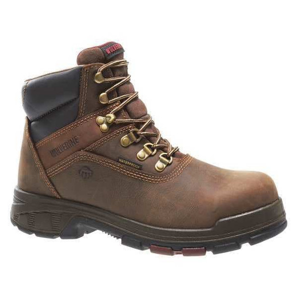 Men's 6-Inch Work Boot, 11, Composite Toe, 6 in H, Dark Brown, W10314