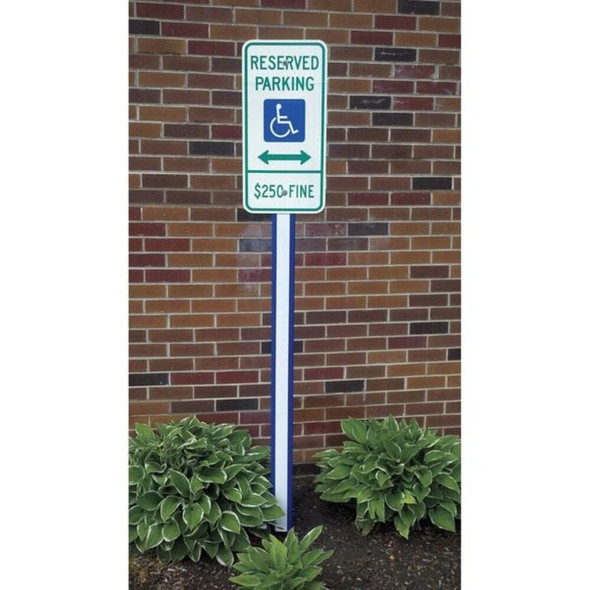 U-Channel Cover, U-Channel, ,Polyethylene Blue, White, 84 in L  84IN UCHANNEL CVR BL