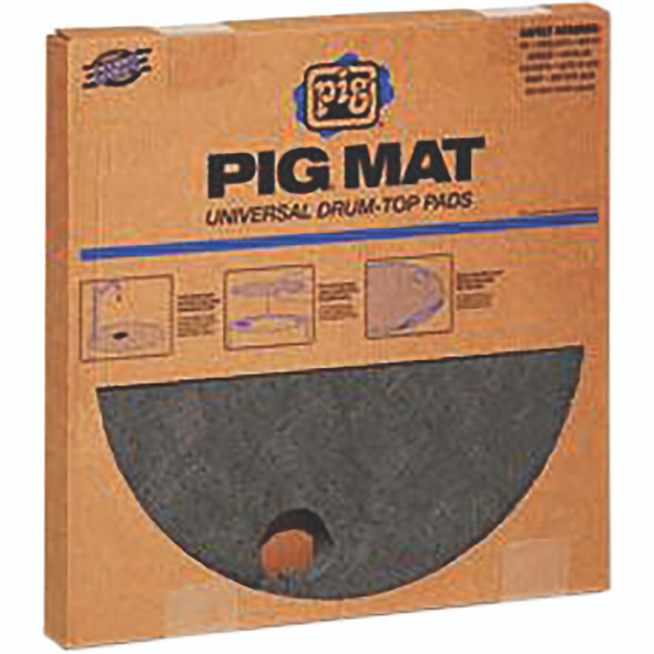 PIG Universal Light-Weight Absorbent Drum-Top Pad, 22" diameter, 20/box 25103