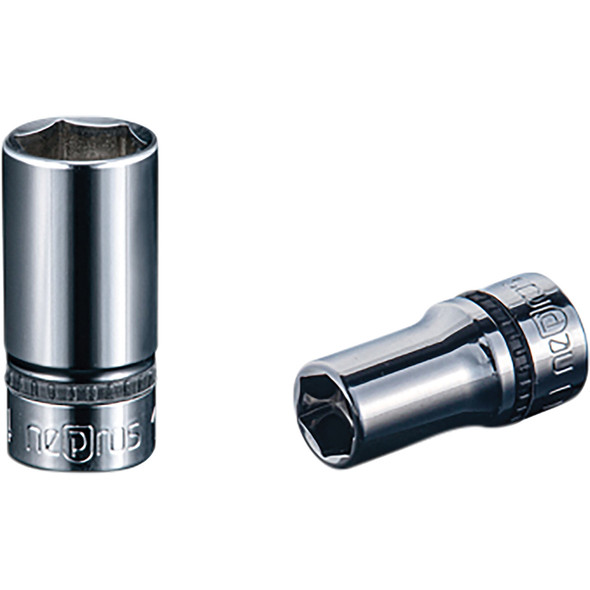 Socket 3/8" Drive Metric Semi-Deep 6 pt 8mm NB3M-08