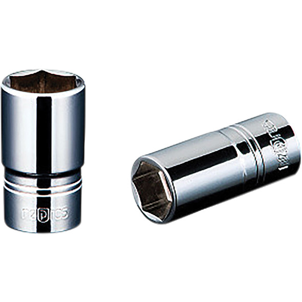 Socket 1/4" Drive Metric Semi-Deep 6 pt 6mm NB2M-06