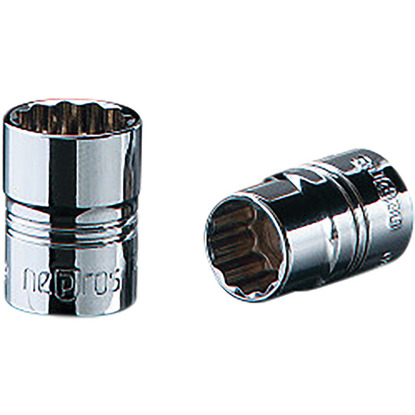 Socket 1/4" Drive Metric Standard 12 pt 14mm NB2-14W