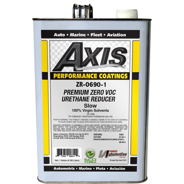 Premium Zero VOC Urethane Reducer Slow, Gallon ZR0690-1