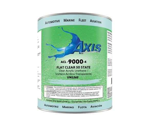 Flat Clear 50 State Qt - Low VOC ACL9000-4