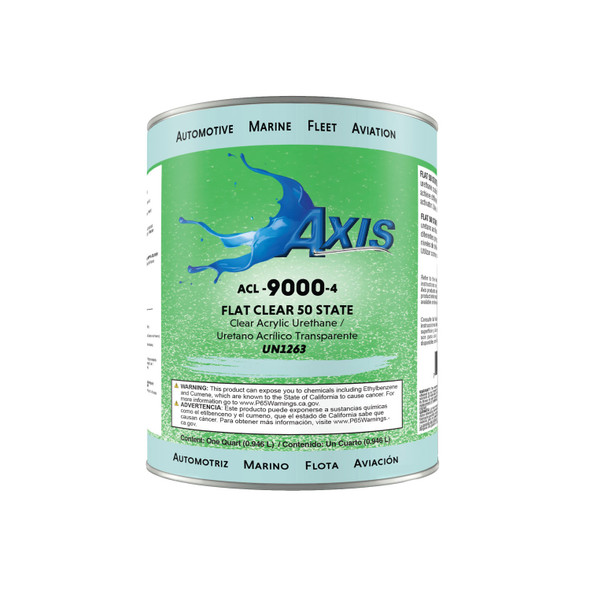 Flat Clear 50 State Qt - Low VOC ACL9000-4
