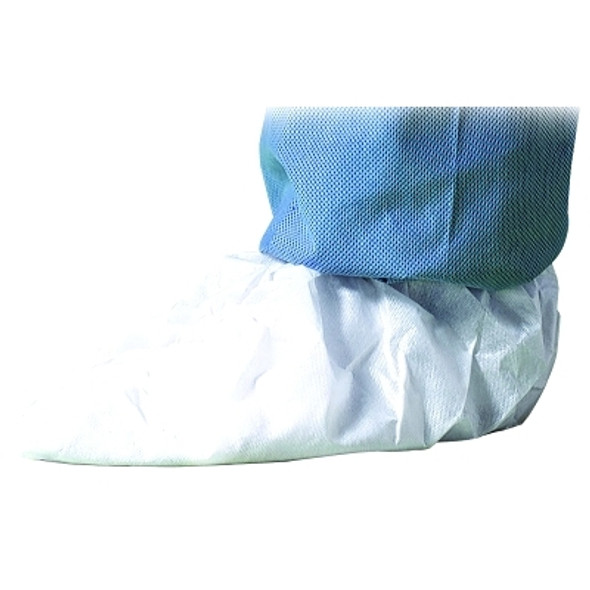 SureStep Shoe Covers with Serged Seams, Large, White