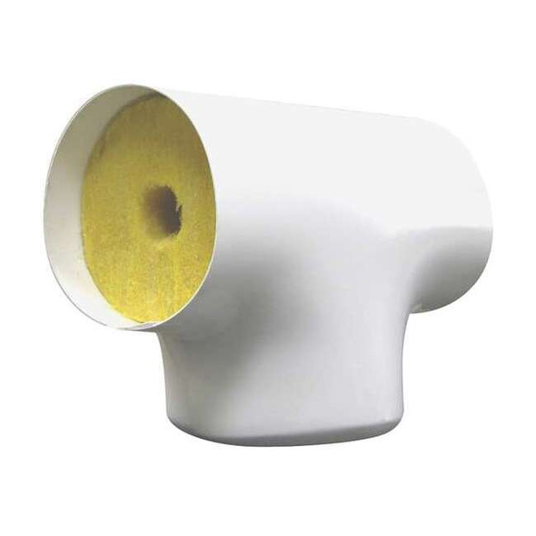 1-1/2" Fiberglass Tee Pipe Fitting Insulation, 1" Wall