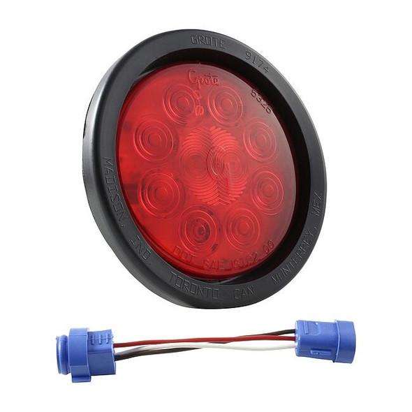 Grote Stop/Turn/Tail Light,Round,Red 53452