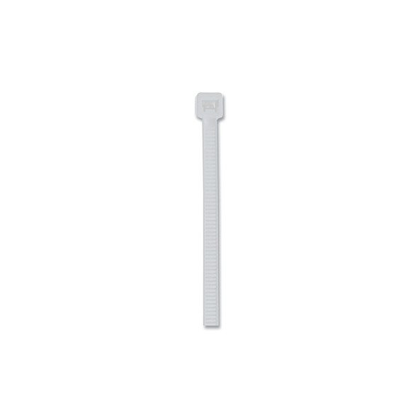 General Purpose Cable Tie, 120 lb Tensile Strength, 9 in L, Natural, 100 EA/BG