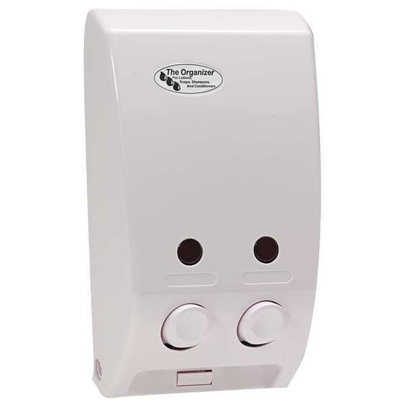 Tough Guy Soap, Conditioner Dispenser White Wall 1DYE1