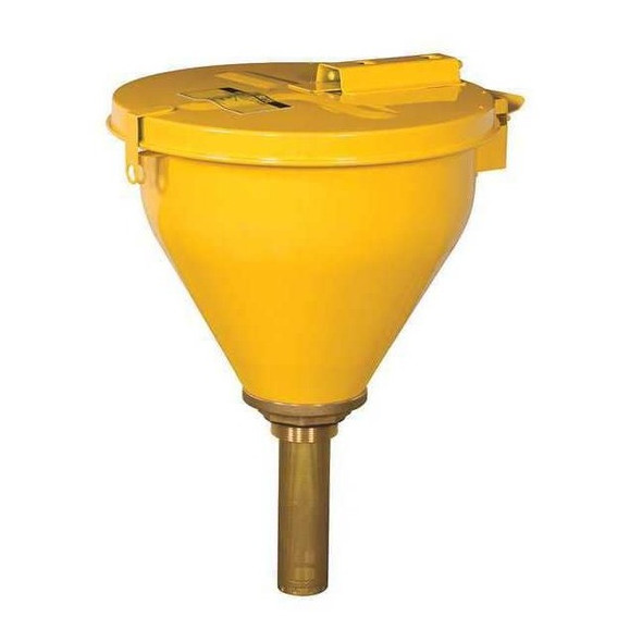 Justrite Closing Funnels,Hinged Cover 08227