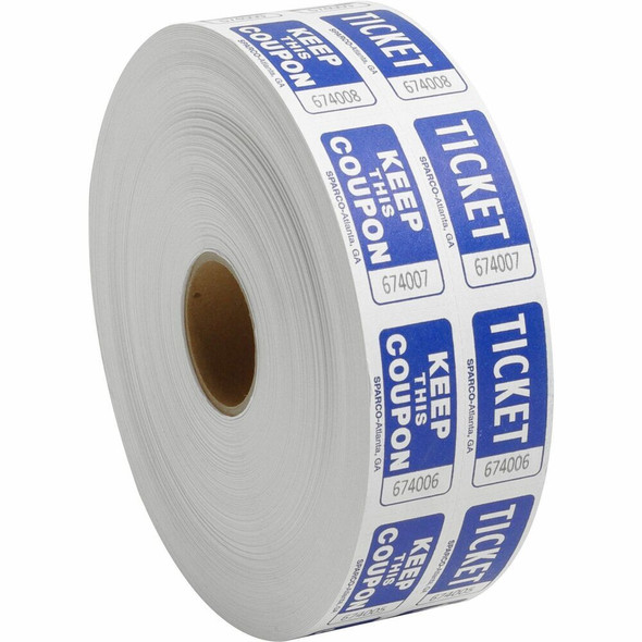 Sparco Roll Tickets - Blue - 2000 / Roll