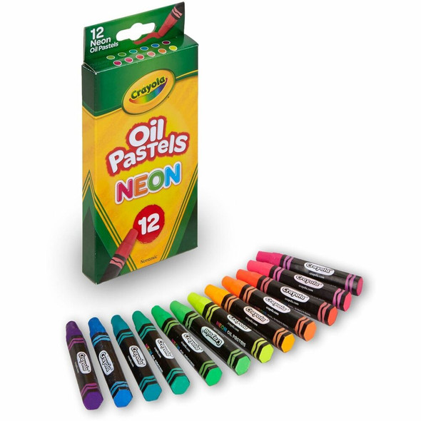 Crayola Oil Pastels - Neon - 12 / Set Crayola Oil Pastels - Neon - 12 / Set